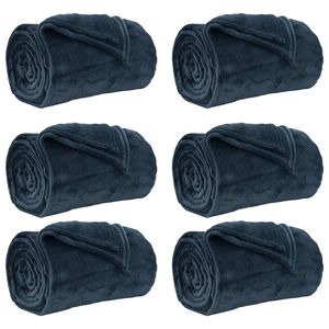 vidaXL Takar&oacute;k 6 db S&ouml;t&eacute;tk&eacute;k 150 x 200 cm 4.68 kg Gyapj&uacute;