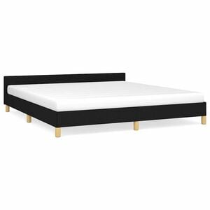 vidaXL fekete sz&ouml;vet &aacute;gykeret matrac n&eacute;lk&uuml;l 160 x 200 cm