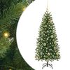 vidaXL Mű kar&aacute;csonyfa Z&ouml;ld 120 cm PE &eacute;s PVC
