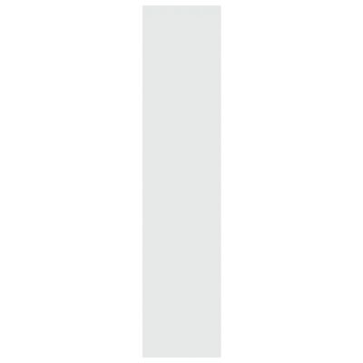 vidaXL magasfényű fehér könyvszekrény/térelválasztó 100 x 30 x 135 cm