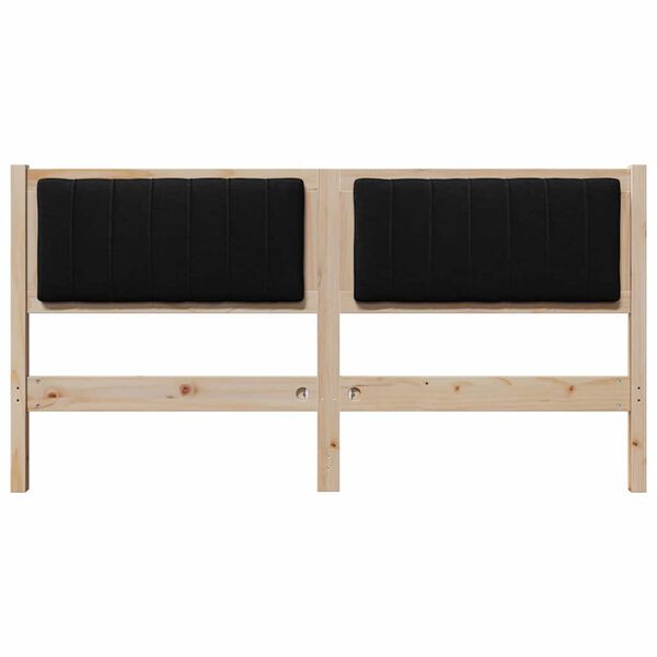 vidaXL K&aacute;rpitozott fejt&aacute;mla fejt&aacute;ml&aacute;val Barna 160 cm T&ouml;m&ouml;r fenyőfa