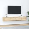 vidaXL 2 db sonoma t&ouml;lgy sz&iacute;nű szerelt fa TV-szekr&eacute;ny 80x31x25,5 cm