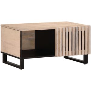 vidaXL feh&eacute;r t&ouml;m&ouml;r mang&oacute;fa doh&aacute;nyz&oacute;asztal 80 x 51 x 40 cm