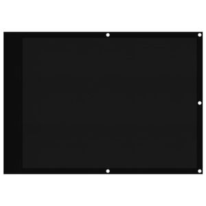 vidaXL fekete 100% oxford poli&eacute;szter erk&eacute;lyparav&aacute;n 75 x 800 cm