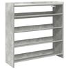 vidaXL betonsz&uuml;rke szerelt fa cipőtart&oacute; 80x25x81 cm