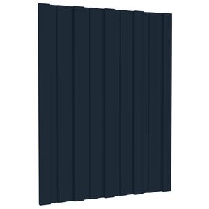 vidaXL Tetőpanel 12 db Antracitsz&uuml;rke 60 x 45 cm Horganyzott ac&eacute;l