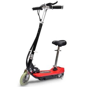 vidaXL piros elektromos roller &uuml;l&eacute;ssel 120 W