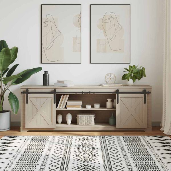 vidaXL Tol&oacute;szekr&eacute;ny ajt&oacute;k&eacute;szlet 183 cm sz&eacute;nac&eacute;l