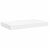 vidaXL 2 db feh&eacute;r MDF lebegő fali polc 50 x 23 x 3,8 cm