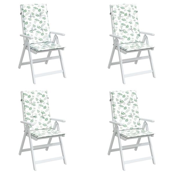 vidaXL 4 db lev&eacute;lmint&aacute;s sz&ouml;vet magas h&aacute;tt&aacute;ml&aacute;j&uacute; sz&eacute;kp&aacute;rna