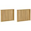 vidaXL Kart&aacute;masz modul 2 pcs Feh&eacute;r 80 x 6 x 61 cm T&ouml;m&ouml;r Ak&aacute;cfa