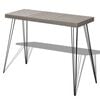 vidaXL 90x30x71,5 cm konzolasztal sz&uuml;rke