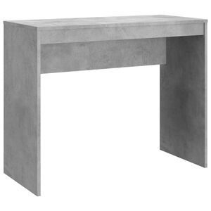 vidaXL betonsz&uuml;rke szerelt fa &iacute;r&oacute;asztal 90 x 40 x 72 cm
