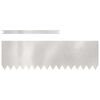 vidaXL Fűszeg&eacute;lyez&eacute;s 50 pcs Ez&uuml;st 100 x 0,05 x 30 cm Rozsdamentes ac&eacute;l
