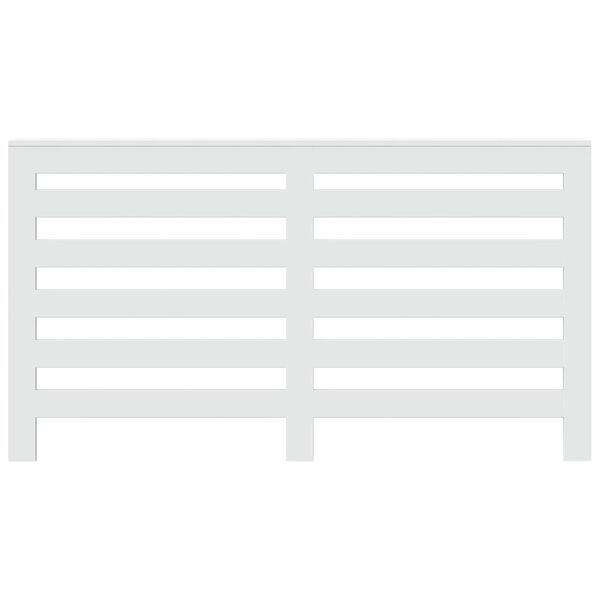 vidaXL feh&eacute;r szerelt fa radi&aacute;torburkolat 149 x 20 x 82 cm