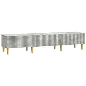 vidaXL TV szekr&eacute;ny fi&oacute;kkal Betonsz&uuml;rke 147 x 34,5 x 30 cm Szerelt Fa