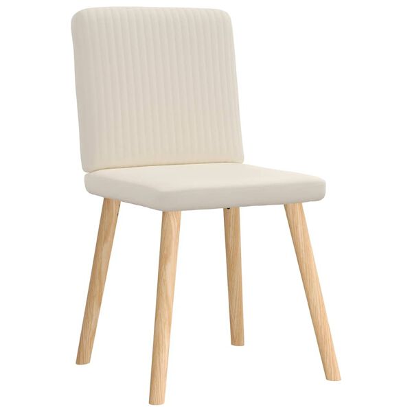 vidaXL 4 db vászon étkezőszék