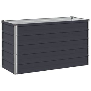 vidaXL Emelt kert &aacute;gy&aacute;s Antracitsz&uuml;rke 100 x 40 x 55 cm