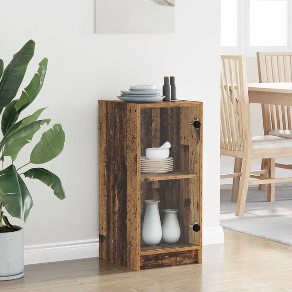 vidaXL Sz&eacute;f R&eacute;gi fa 35 x 37 x 76 cm Faanyag