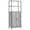 vidaXL Magasfi&uacute; Sz&uuml;rke Sonoma 40 x 33 x 161 cm Szerelt Fa