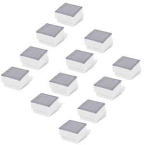 vidaXL 12 db be&eacute;p&iacute;thető LED f&eacute;ny 100 x 100 x 68 mm