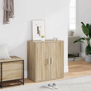 vidaXL sonoma t&ouml;lgy sz&iacute;nű szerelt fa cipősszekr&eacute;ny 60 x 35 x 70 cm