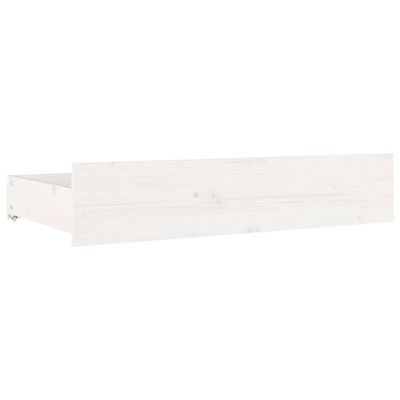 vidaXL fehér ágykeret fiókokkal 120 x 200 cm