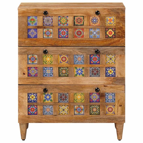 vidaXL Sz&eacute;f Term&eacute;szetes 60 x 33 x 75 cm T&ouml;m&ouml;r Mang&oacute;f&aacute;t