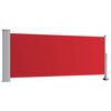vidaXL piros beh&uacute;zhat&oacute; oldals&oacute; teraszi napellenző 100 x 300 cm