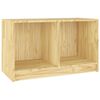 vidaXL t&ouml;m&ouml;r fenyőfa TV-szekr&eacute;ny 70 x 33 x 42 cm