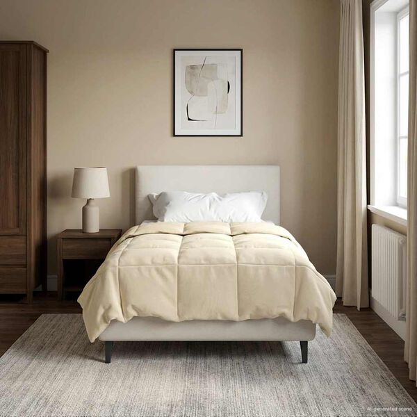 vidaXL Ny&aacute;ri Takarm&aacute;ny S&ouml;v&eacute;nyes Kr&eacute;m 155 x 220 cm Mikrosz&aacute;l