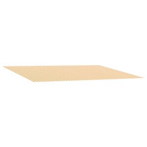 vidaXL Napellenző ponyva S&aacute;rga &eacute;s Feh&eacute;r 350 x 200 cm Poli&eacute;szter