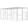 vidaXL horganyzott ac&eacute;l macskaketrec 6 x 3 x 2,5 m