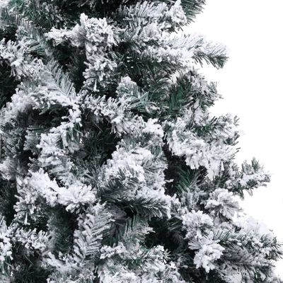 vidaXL zöld PVC műkarácsonyfa hóval 240 cm