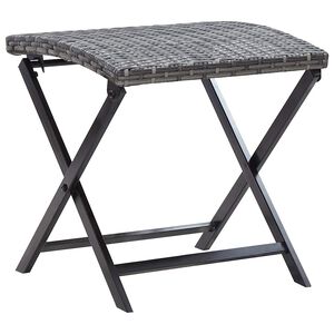 vidaXL sz&uuml;rke &ouml;sszecsukhat&oacute; polyrattan &uuml;lőke