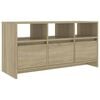 vidaXL sonoma t&ouml;lgy sz&iacute;nű szerelt fa TV-szekr&eacute;ny 102x37,5x52,5 cm