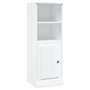 vidaXL magasf&eacute;nyű feh&eacute;r szerelt fa magasszekr&eacute;ny 36 x 35,5 x 103,5 cm