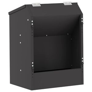 vidaXL Ny&uacute;l Etető Fekete 33,5 x 25,5 x 45,5 cm 3 kg