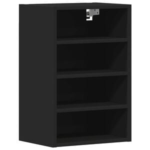 vidaXL &ldquo;Riga&rdquo; fekete forg&aacute;cslap f&uuml;ggő szekr&eacute;ny 40x29,5x60 cm