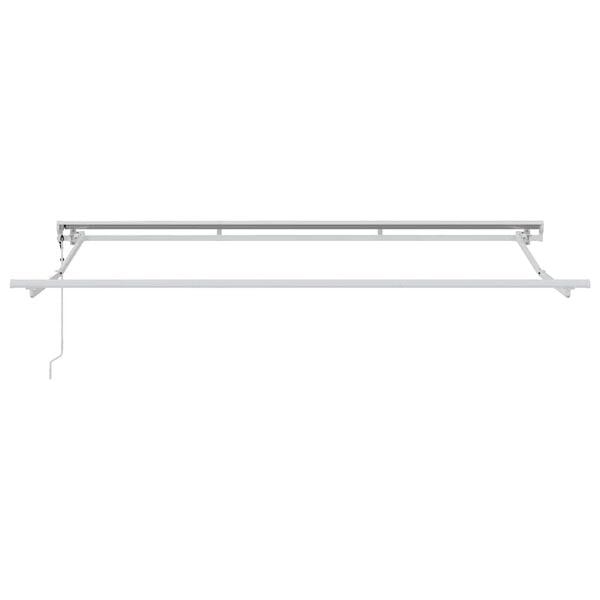 vidaXL Napernyő keret Fehér 3,5 x 2 m Porfestett acél