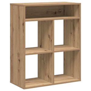 vidaXL k&ouml;nyvszekr&eacute;ny k&eacute;zműves t&ouml;lgy 66x31x80 cm szerelt fa