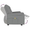 vidaXL 3 személyes szürke műbőr dönthető masszázsfotel