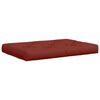vidaXL Pallet &uuml;lőp&aacute;rna VIANEN 100% poli&eacute;szter Piros 120 x 60 x 12 cm