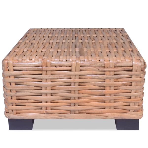vidaXL term&eacute;szetes rattan doh&aacute;nyz&oacute;asztal 45 x 45 x 30 cm
