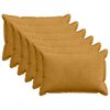 vidaXL P&aacute;rna huzat 6 db HOUTEN S&aacute;rga 30 x 50 cm cord
