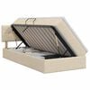 vidaXL &Aacute;gy t&aacute;rol&oacute;val &eacute;s matraccal Kr&eacute;msz&iacute;nű 90 x 200 cm B&aacute;rsony