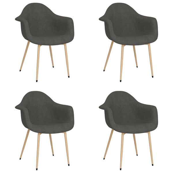 vidaXL 4 db s&ouml;t&eacute;tsz&uuml;rke sz&ouml;vet &eacute;tkezősz&eacute;k