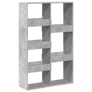 vidaXL betonsz&uuml;rke szerelt fa k&ouml;nyvespolc 100 x 33 x 155,5 cm