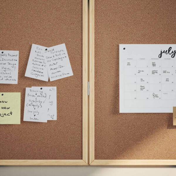 vidaXL Hirdetőt&aacute;bla Barna 80 x 80 x 1.4 cm T&ouml;m&ouml;r fenyőfa