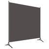 vidaXL antracitsz&uuml;rke 1 paneles sz&ouml;vet parav&aacute;n 175 x 180 cm
